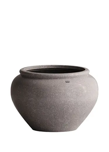 Sia Gri Beton Saksı