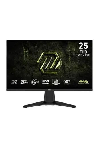 MAG 255F X24 24.5 1920x1080 FHD 240Hz 0.5ms HDMI DP HDR Ready Adaptive Sync Rapid IPS Gaming Monitor