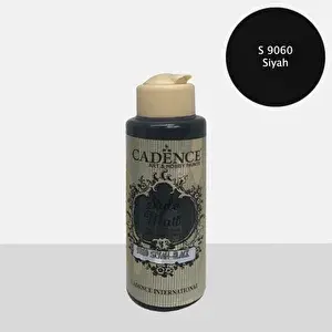 Cadence S9060 Siyah Mat Akrilik Boya