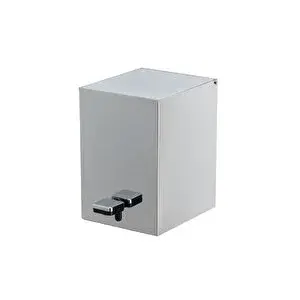 System Banyo Aksesuarları Pedallı Kare Çöp Kovası 3 Lt Krom 262x245x180 Mm
