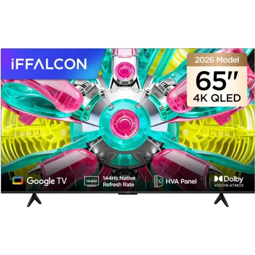 1001 65U75A 65 Inç Smart Tv 4K QLED Renkli Quantum Crystal Hdr 10+ Gaming Google Tv, 144Hz Doğal