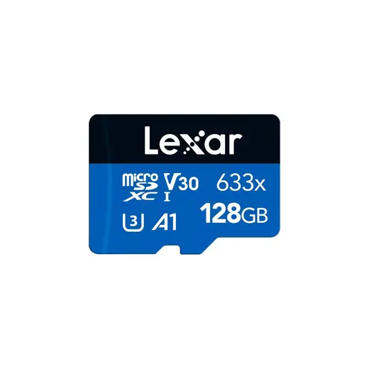 Lexar 128 GB Lexar 633X Mıcrosdxc HIGH-PERFORMANCEC10 A1 V30 U3 Hafıza Kartı