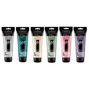 Ankara Hobi Proart Heavy Body Metali̇k Akri̇li̇k Boya 6'li Set