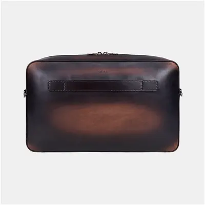 Erkek Kahve Deri Laptop Çantası