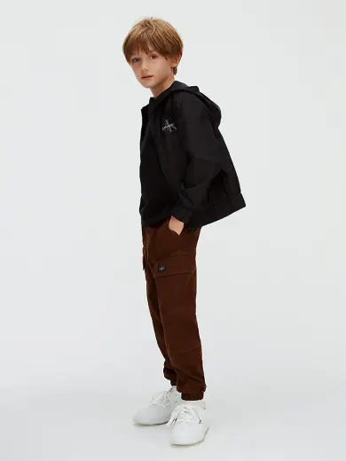 Erkek Çocuk Sateen Cargo Pantolon