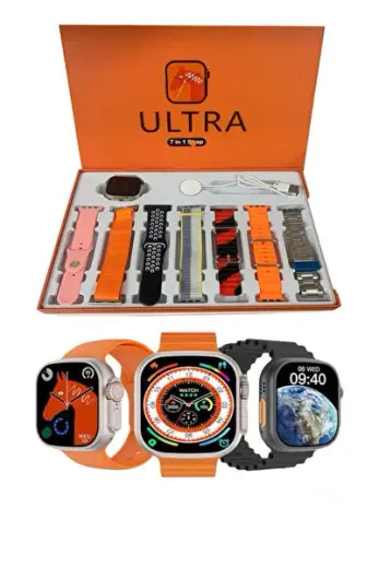 SMART WATCH 8 ULTRA 7ın1 7KORDONLU