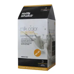 milk_shake Milk Color Eko Kalıcı Saç Boyası Seti 3 Koyu Kestane 2