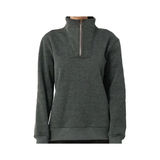 Kadın 3 İplik Sweatshirt Antrasit