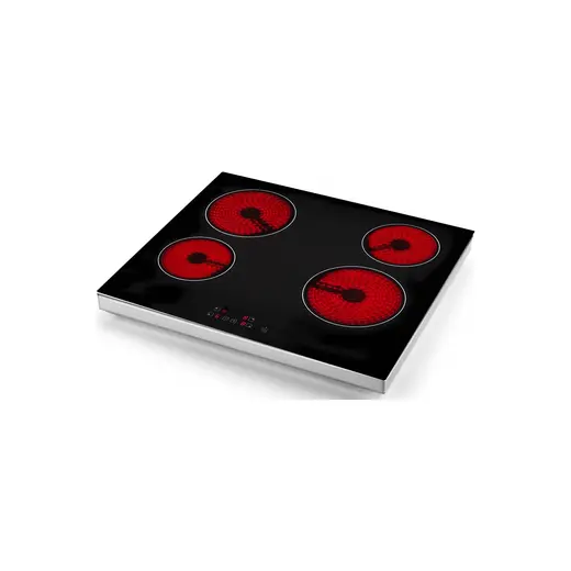 Eminçelik Vc 640 Elektrikli Set Üstü Ocak 4 Gözlü Cam Seramik Yüzey ile Yüksek Güç 6 kW