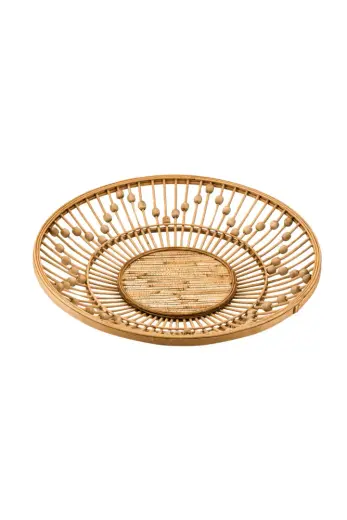 Naturel Bambu Dekoratif Tabak M