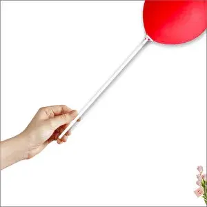 SüSLe Bebek ve Parti Balon Çubuğu Ve Takma Aparatı, Balon Hariç - 10 Set