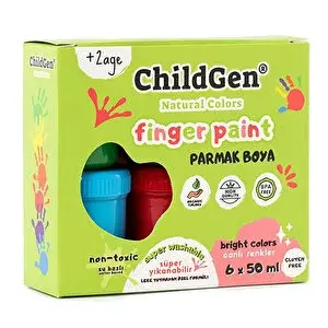 Doğal Parmak Boya Seti 6x50 ml