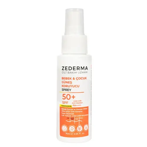 Zederma Spf 50 Bebek ve Çocuk Güneş Koruyucu Sprey 75 ml