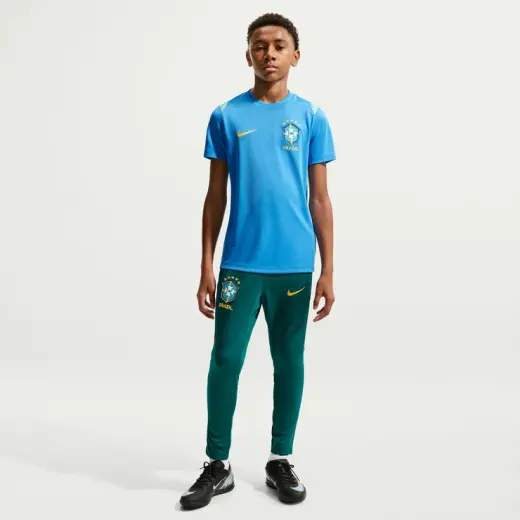Nike Dri-FIT Brazil Çocuk Mavi Futbol Forma