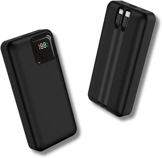 20.000 Mah Kapasiteli Powerbank 22.5 Watt Hızlı Şarj Cihazı Çoklu USB Çıkışları Dijital Ekran