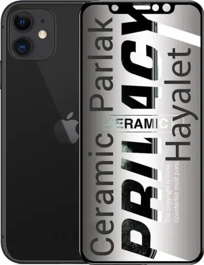 Apple Uyumlu iPhone 11 Hayalet Ekran Koruyucu Parlak Seramik