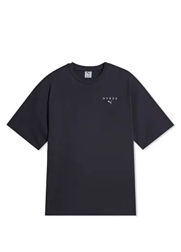 Hyrox World Flat Dark Gray Kısa Kollu Erkek Spor T-Shirt