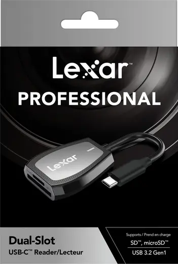 Lexar LRW470U-RNHNG Usb-C Dual Slot Kart Reader Okuyucu