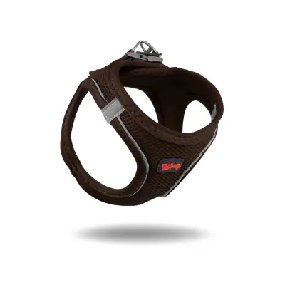 Tailpetz Air-Mesh Harness Köpek Göğüs Tasması (Kahverengi) [XXS]