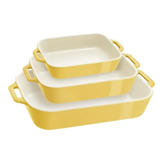 Staub Fırın Kabı Seti 3 Parça Sarı