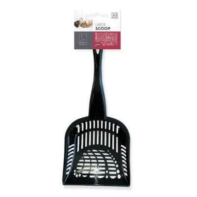 M-Pets Large Scoop Kedi Kumu Küreği 34,5x16x7,5cm (Siyah)