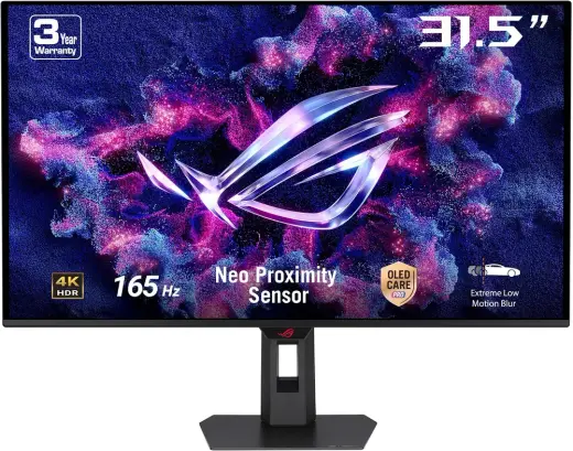 ASUS ROG STRIX XG32UCDS 31.5 QD-OLED 3840x2160 0.03ms 165Hz 1000cd DP HDMI USB-C VESA 3YIL ELMB, HDR 400 True Black, YÜKSEKLİK AYARLI,NEO YAKINLIK SENSÖRÜ,%99 DCI-P3,HDR USB-C PD15W MONİTÖR