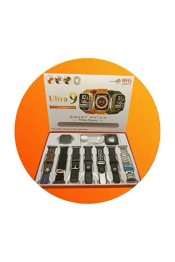 6 Ay Yeni Nesil Watch 9 Ultra2 7 Kordonlu Akıllı Saat,Koruma Kılıf Hediyeli Akıllı Saat Yok Çok Ren