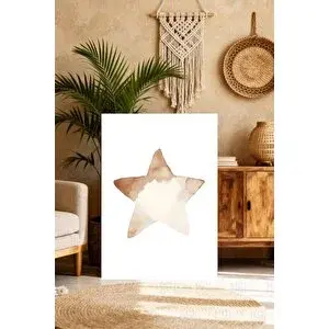 Mgi Design Zarif Çocuk Sanatı Tablosu Boho Stilinde Kanvas Tablo Ofis Duvar Tablosu | Modern Duvar Dekoru | Salon, Yatak Odası Ve Ofis İçin | Sanatsal Ev Dekorasyonu 80x120 cm