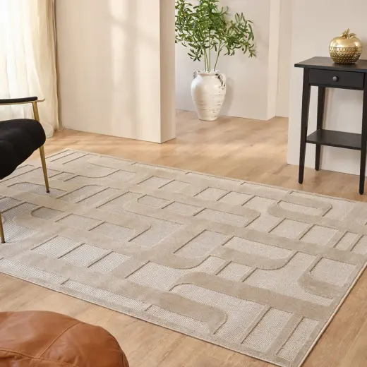 Kaşmir Halı İskandinav Tora Beige 160x230 cm