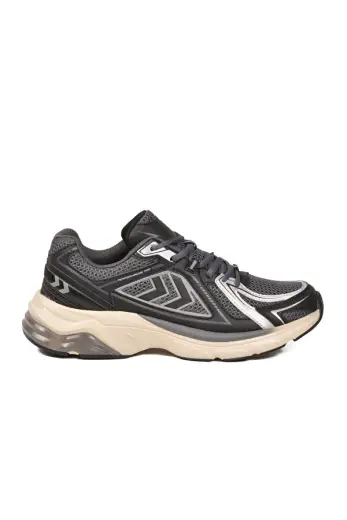 Siyah Gri Fileli Unisex Spor Ayakkabı