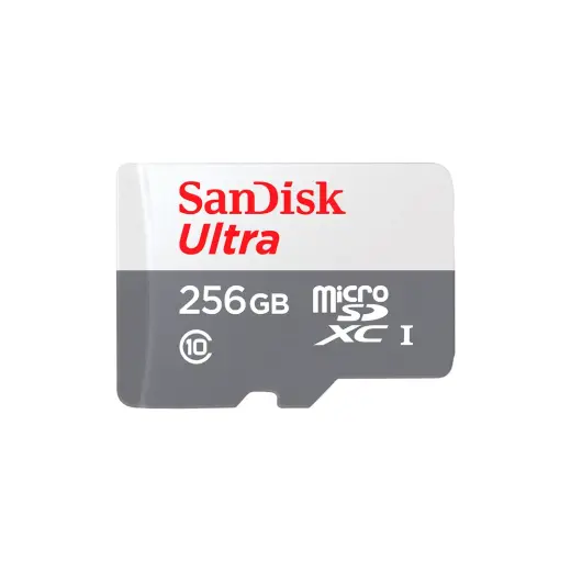 Sandisk Ultra MicroSDXC 256 GB Hafıza Kartı Class 10 UHS-I Hızlı Veri Transferi Geniş Uyumluluk