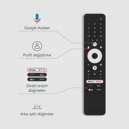 Thomson 50UG4S14 50 inç 127 Ekran 4K UHD Google Smart LED TV 6