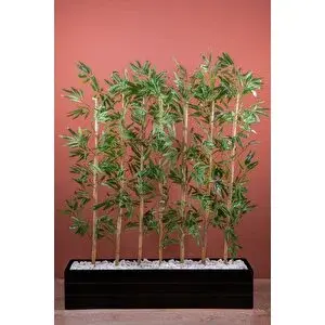 Yapay Çiçekçiniz 140 Cm Bambu Seperatör Siyah