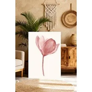 Mgi Design Premium Kalite Pembe Eklektik Tablo Bohem Kanvas Tablo Lüks Duvar Sanatı | Modern Duvar Dekoru | Salon, Yatak Odası Ve Ofis İçin | Sanatsal Ev Dekorasyonu 50x70 cm