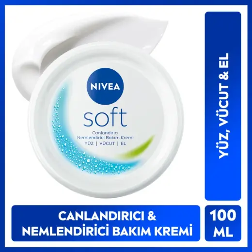 Nivea Soft Nemlendirici Bakım Kremi 100 ml