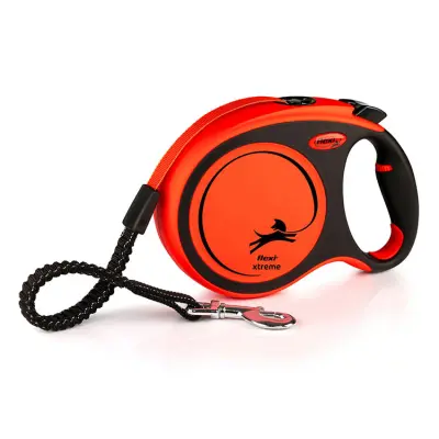 Flexi Extreme Otomatik Şerit Köpek Gezdirme Kayışı 8m [L] (Turuncu)