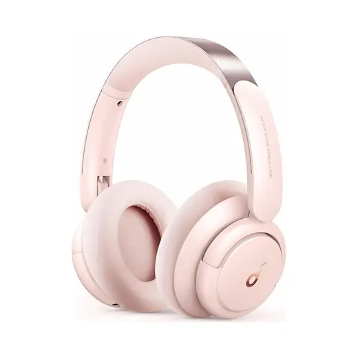 Anker Soundcore Q30 Kulak Üstü Bluetooth Kulaklık, Hibrit Aktif Gürültü Engelleme, Pembe - A3028