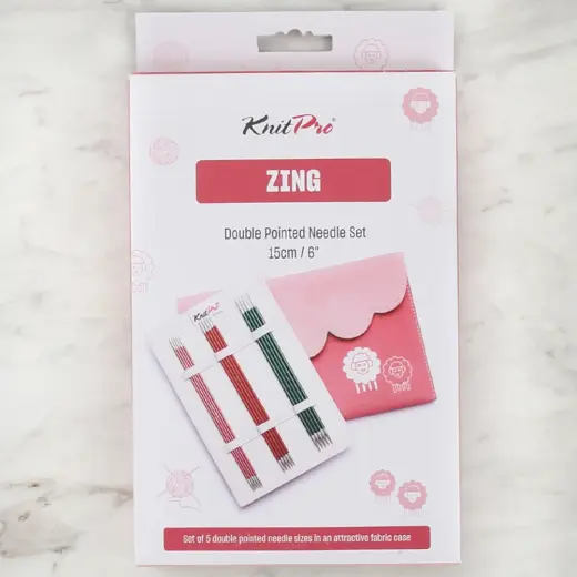 Knitpro Zing Çorap Şiş Seti (15cm) - 47421