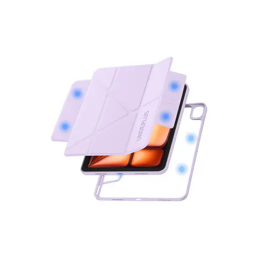 MobaxAksesuar Apple iPad Mini 7 (A17 Pro) Mini 6 Kılıf Çift Magnetik Kapak Arka Sert Multi SkinPro Case A2993 A2995 A2996 A2567 A2568 A2569