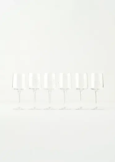 Exclusive Selection 6'lı Kadeh Seti Naturel (320 cc)
