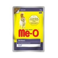 Me-O Kilo Kontrolü için L-Carnitinli Tavuk Etli Kısırlaştırılmış Kedi Konservesi 80gr