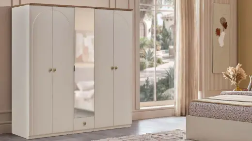 Rozy Bohem 5 Kapaklı Gardırop