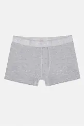 Gri Regular Düz Boxer 3