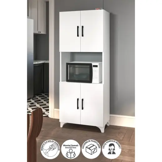 Bofigo Ece Çok Amaçlı Dolap Beyaz