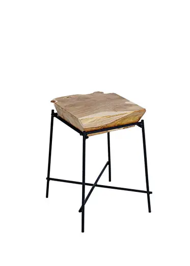 Alina Teak Kare Sehpa 40x45 cm