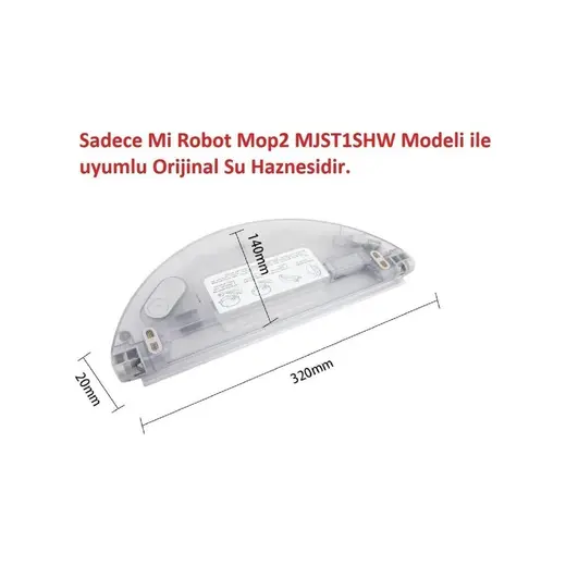 Lin Grup Mi Robot Mop 2 MJST1SHW ve Lite Modeli Su Haznesi-Su Deposu (Su Tankı)