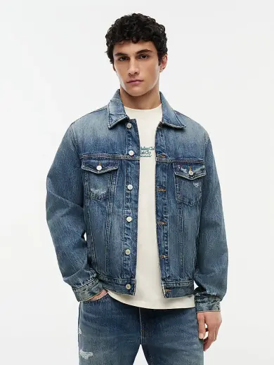 Erkek Ryan Regular Denim Ceket