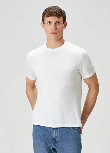 Beyaz Basic T-shirt
