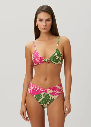 Banana Wings Pembe Yeşil Bikini Üstü