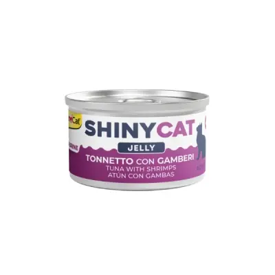 GimCat Shinycat Jöle İçinde Ton Balıklı ve Karidesli Kedi Konservesi 70gr